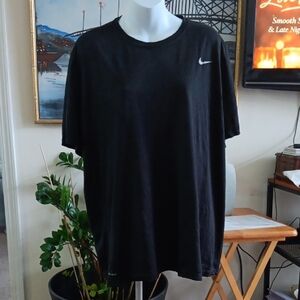 Nike Men's Black Short Sleeve Tee Dri Fit Size XXL
